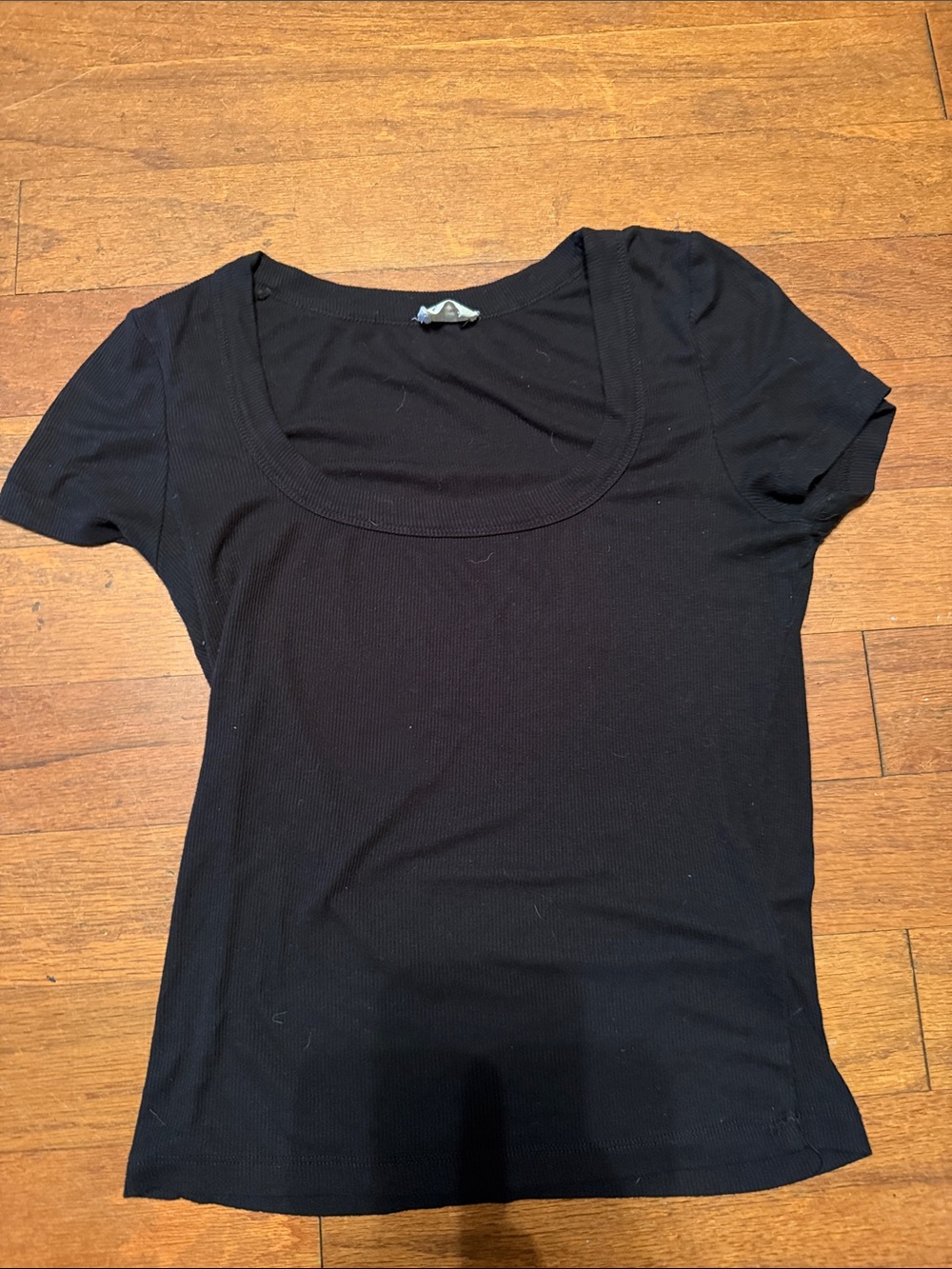 Cotton On Black Scoop Neck Short Sleeve Tee